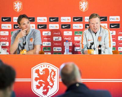 Persconferentie Ronald Koeman en Marten de Roon
