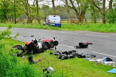 Motorrijder gewond door botsing in Maarheeze