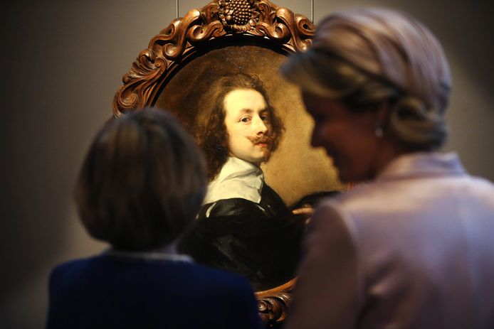 Een zelfportret van Antoon van Dyck (niet het schilderij dat is gestolen)