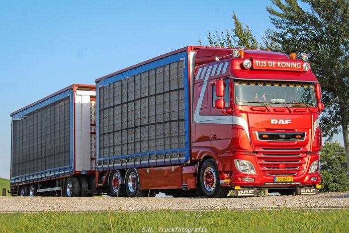 De DAF XF 480 van Adriaan de Pee is in de race om verkozen te worden van mooiste truck van Nederland.