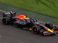 Max Verstappen neemt genoegen met derde plek in natte training: ‘Banden niet helemaal onder controle’