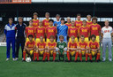 Go Ahead Eagles in het seizoen 1985/1986. Links bovenin John Oude Wesselink.