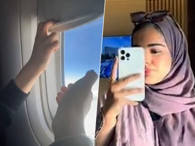 Virale beelden tonen hoe kind raam van passagier achter hem maar blijft sluiten
