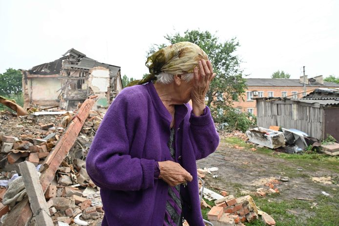 Shapoval è stata molto emotiva quando ha parlato dei morti nell'attacco missilistico a Chuchoev.