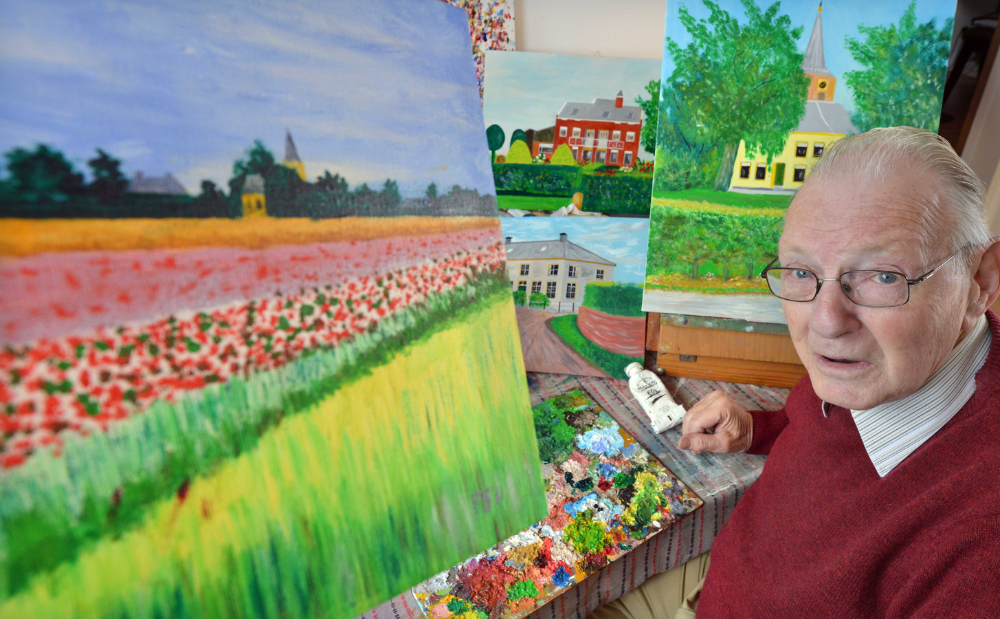 Frans Scheffer, dé dominee van Erichem, is op 92jarige leeftijd