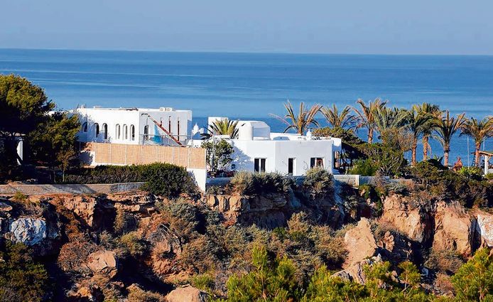 De villa van Yolanthe en Wesley op Ibiza.