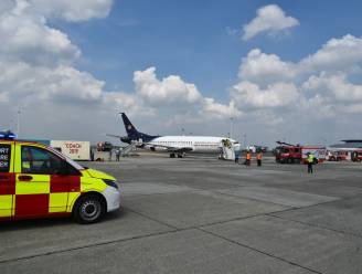 Grootscheepse rampoefening op Brussels Airport gehouden
