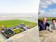 Geert en Christel (rechts) verkopen hun domein (links) dat gelegen is in het piepkleine dorpje Oeren