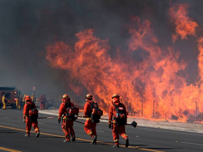 Californië vreest voor grotere bosbranden door krachtige wind, graf Ronald Reagan in gevaar
