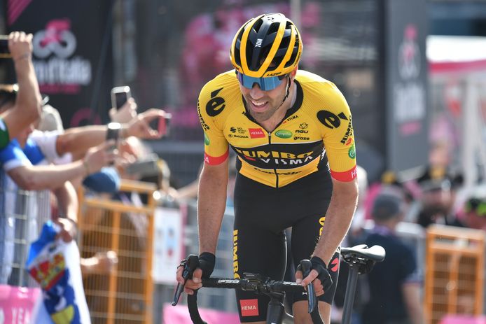 Tom Dumoulin gaf op in de Giro.