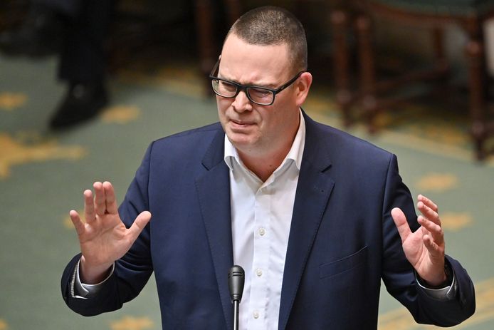 Le président du PTB, Raoul Hedebouw