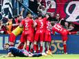 FC Twente viert feest.