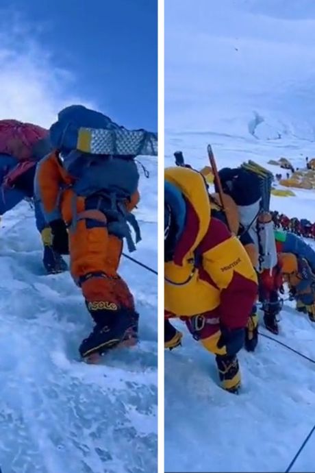 Embouteillages invraisemblables sur l’Everest: “Il y a trop de monde”