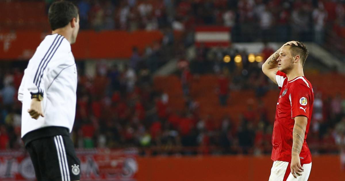 Arnautovic na onbegrijpelijke misser tegen Duitsland ...