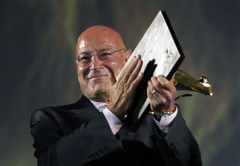 Arnon Milchan wint in 2012 de prijs voor beste onafhankelijke producer op het Locarno International Film Festival Beeld epa