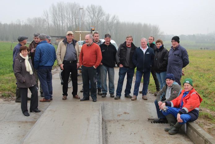 Een ruime delegatie landbouwers is de tractorsluis liever kwijt dan rijk.