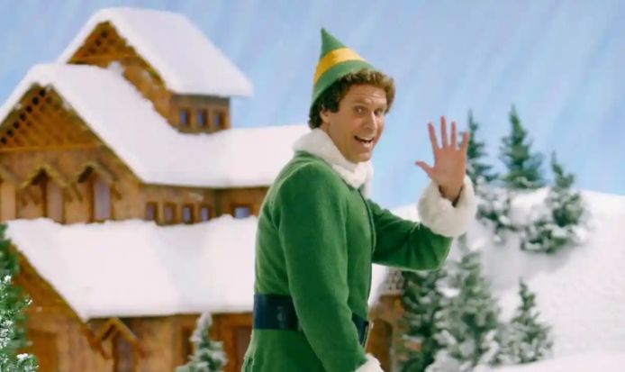 Will Ferrell in de kerstklassieker 'Elf'.