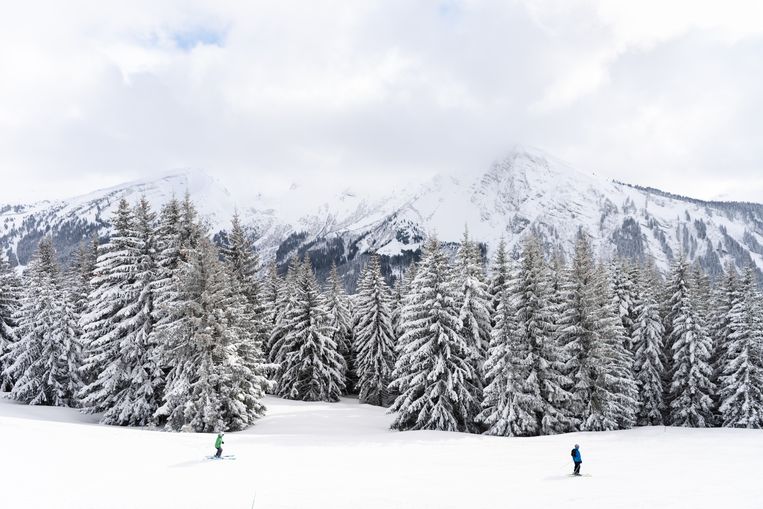 Skipiste Portes du Soleil. Beeld Katja Poelwijk