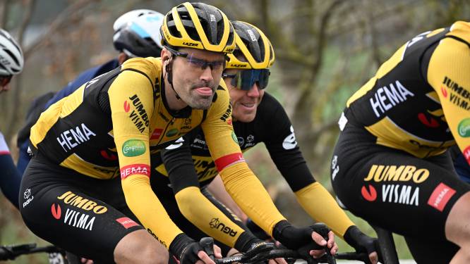 Tom Dumoulin neemt voorbeeld aan Mathieu van der Poel: ‘Mensen doen zo moeilijk over koersdagen’
