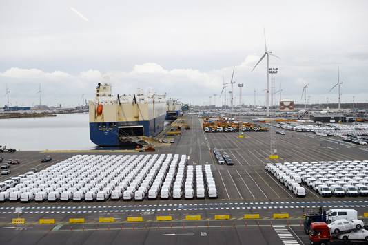Illustratiebeeld. De haven van Zeebrugge. (08/04/2022)