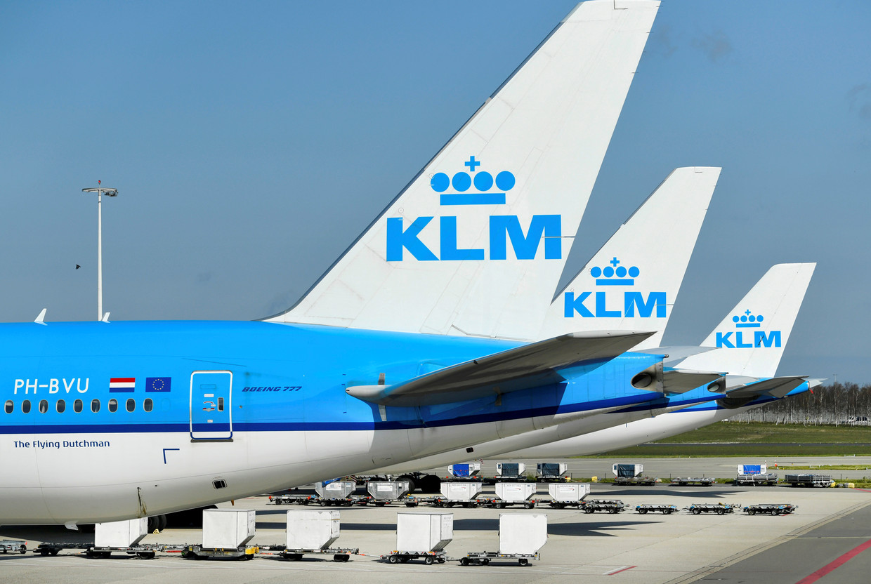 KLM-toestellen op Schiphol Beeld REUTERS