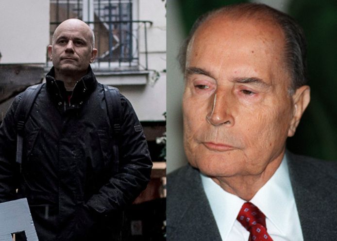 François Graner (links) krijgt inzage in de archieven van de Franse ex-president Mitterrand (rechts).