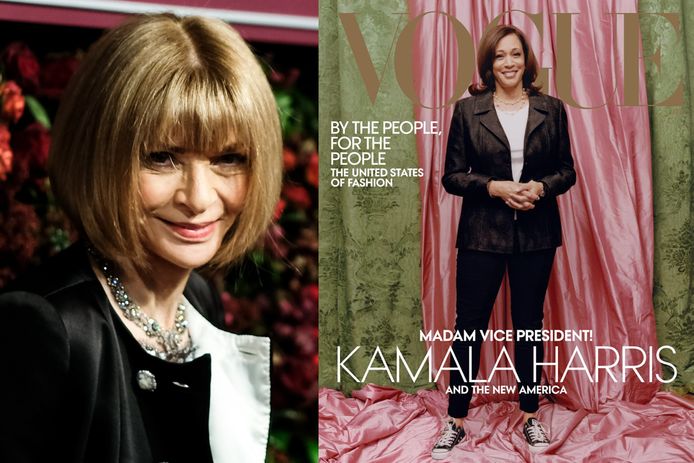 Anna Wintour reageert op de Vogue-cover van Kamala Harris