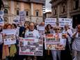 Bewoners van het historische centrum van Rome demonstreerden eind mei tegen de opening van fastfoodzaken.