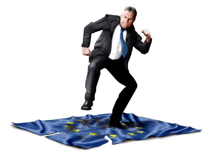 Orbán besmeurt de EU.
