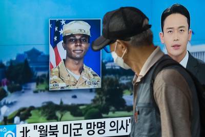 US soldier who crossed into North Korea pleads guilty to desertion, but is released