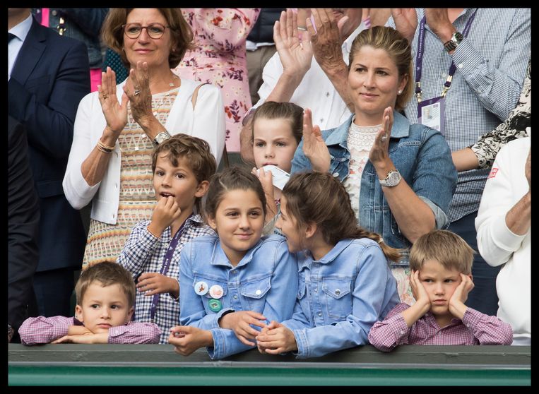 I gemelli di Roger e Mirka Federer.  Foto di elevazione olandese / Immagini Polaris