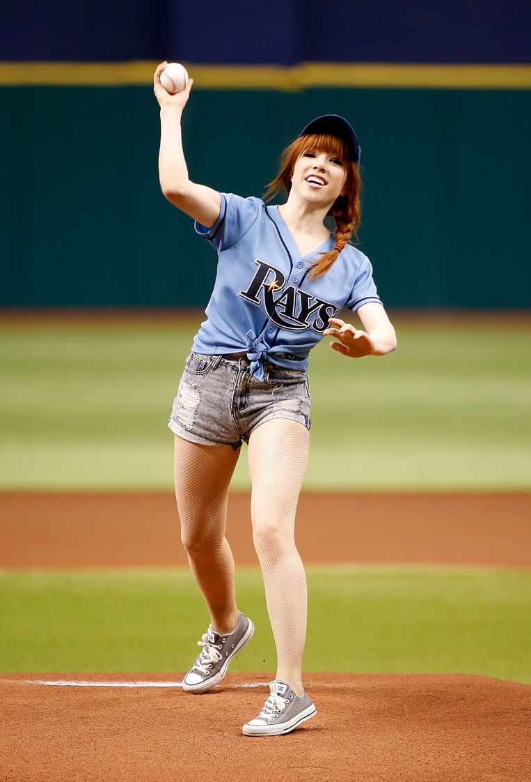 Zangeres Carly Rae Jepsen in 2013. Beeld Getty Images