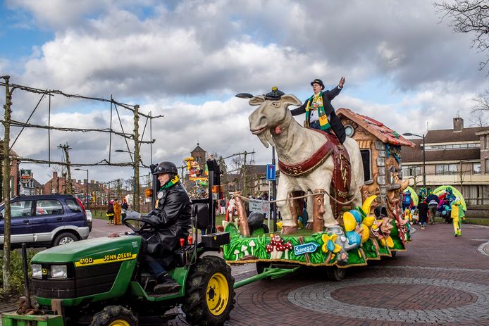 De wagen van Stichting de Saanegeit.