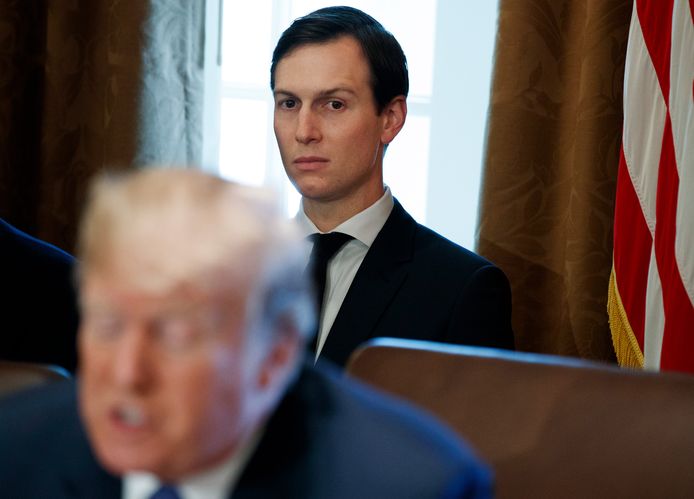Jared Kushner met zijn schoonvader Donald Trump.