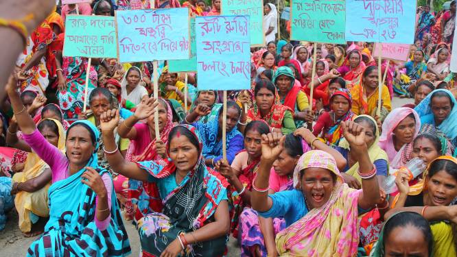 150.000 arbeiders op theeplantages in Bangladesh leggen werk neer