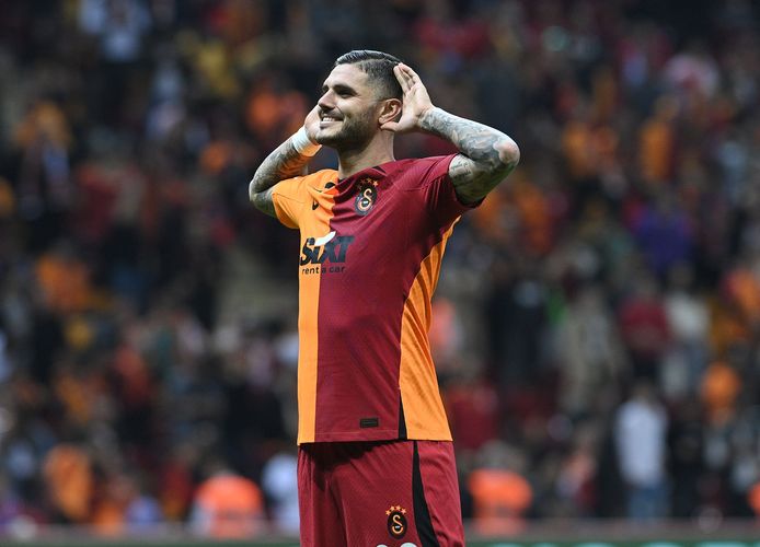 Icardi con la maglia del Galatasaray.