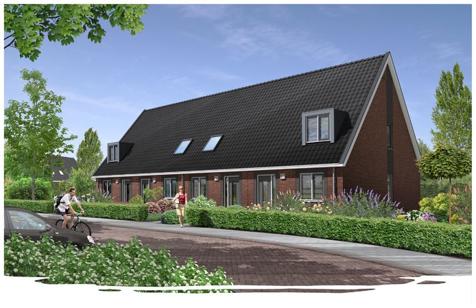 Een nieuw woonconcept van SallandWonen. ,,Appartementen zijn er wel, maar wie in een dorp woont hecht toch enige waarde aan een eigen tuin of pad naar de voordeur.‘’