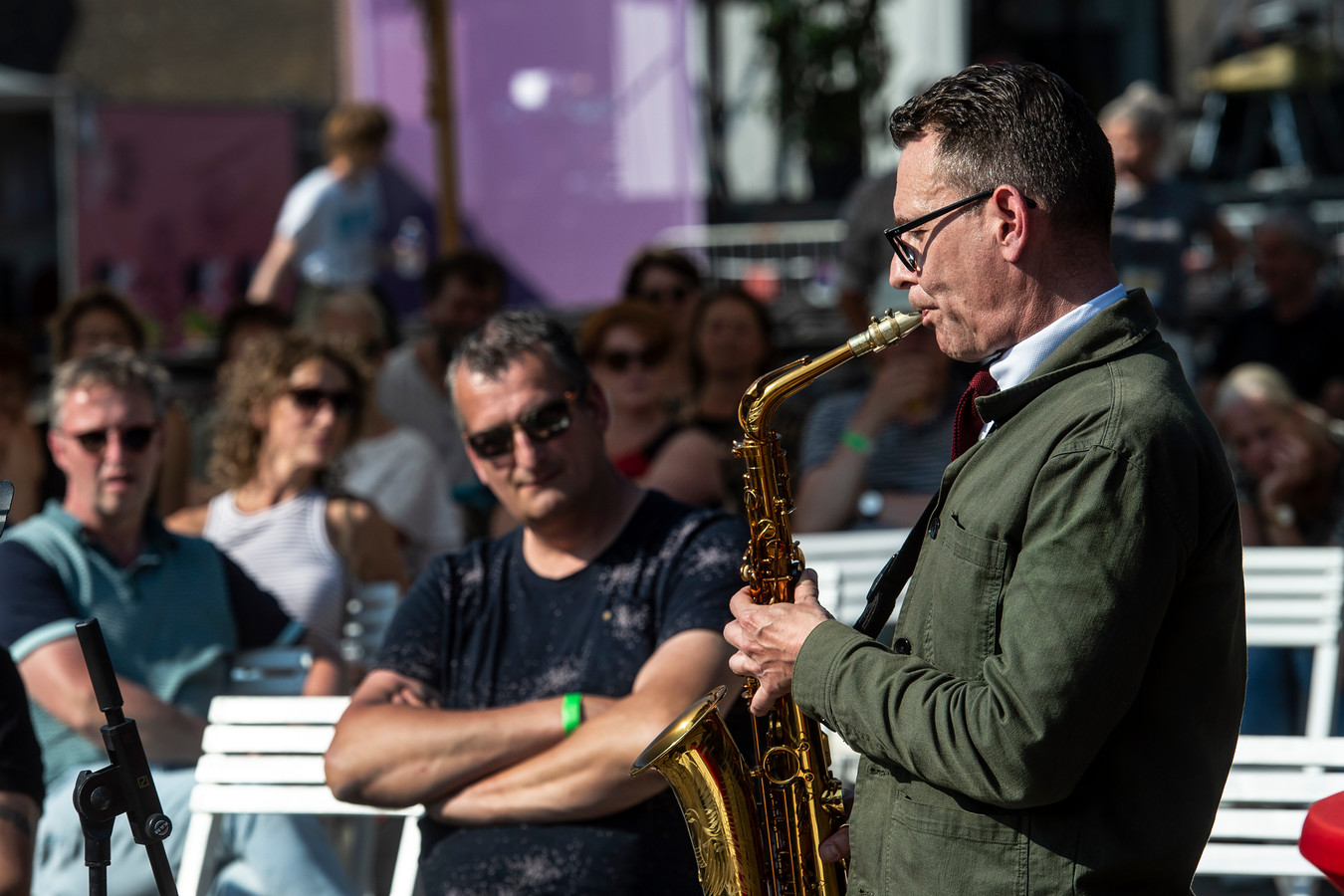 Saxuele Voorlichting Tijdens Spanjaardsgat Festival ‘jazz Is Soms Ook Niets Doen Foto 