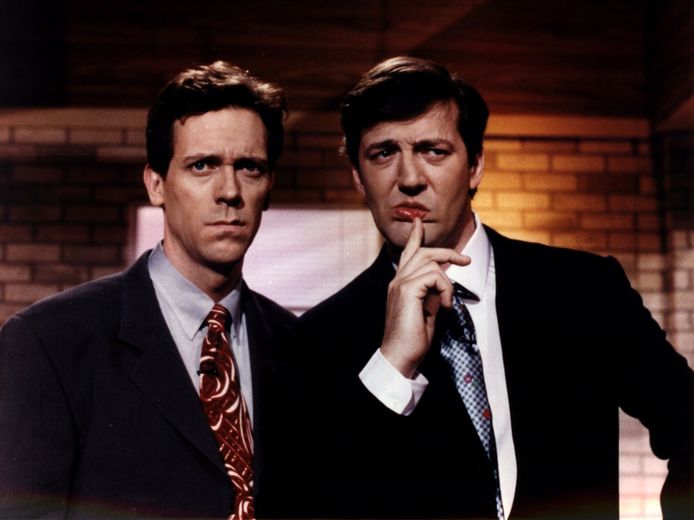 Stephen Fry en Hugh Laurie.