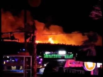 Duizenden festivalgangers in Kroatië geëvacueerd voor hevige bosbrand