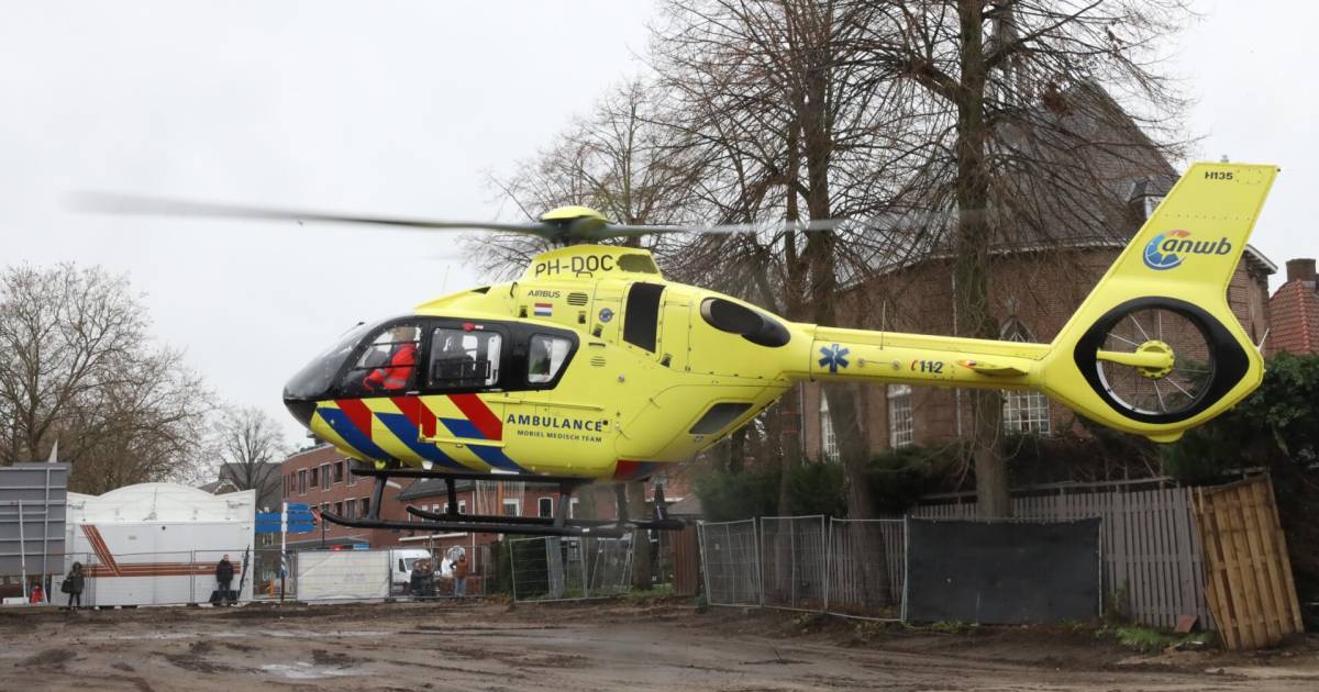 Traumahelikopter geland voor slachtoffer van ongeval in Schijndel.