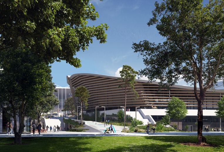 Zwemstadion voor Parijs 2024 - Architect: VenhoevenCS & Ateliers Beeld Proloog