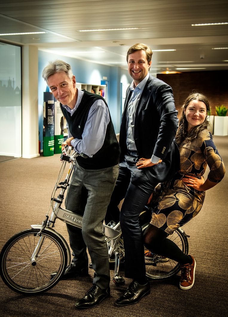 Kristof Eggermont: ‘De oplossing voor de luchtvaart is niet minder, wel schoner vliegen. Dat kan met e-kerosine, brandstof op basis van waterstof en CO2.' Beeld Saskia Vanderstichele