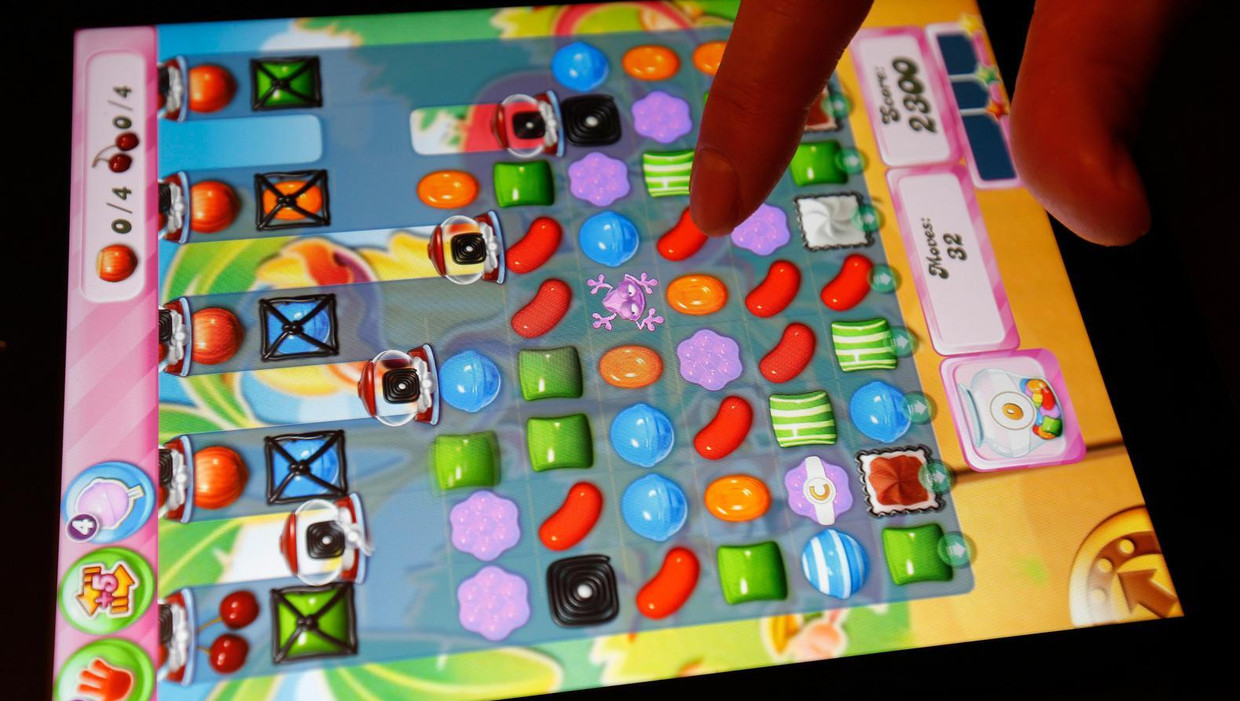 Candy Crush op een iPad. Beeld epa