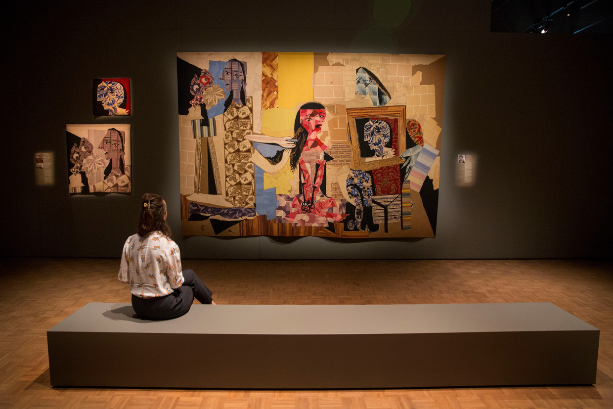 Maandag gaan de deuren van de Kunsthal in Rotterdam weer open. In de rust van de lockdown is daar de wandtapijtenexpositie ‘Extra Large’ opgebouwd.