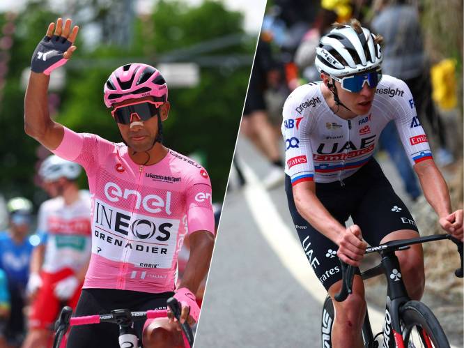 Voorsprong Tadej Pogacar in Giro behoorlijk, maar niet krankzinnig groot: ‘Dit is prima voor een tweede dag’