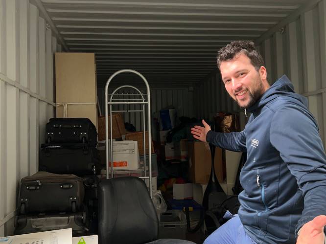 Gentse verhuisfirma Schollaert veilt goedgevulde opslagcontainer