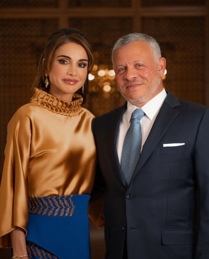 Koningin Rania en koning Abdullah van Jordanië zijn al 27 jaar getrouwd.
