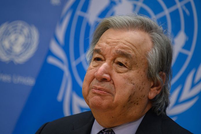 Antonio Guterres, secretaris-generaal van de Verenigde Naties. Archiefbeeld.