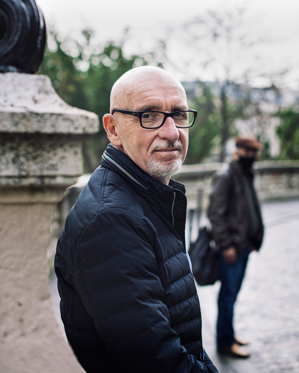 Georges Salines en Azdyne Amimour (onherkenbaar). Beeld Bart Koetsier